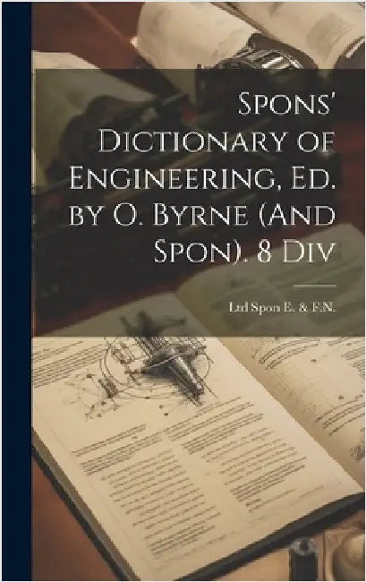 Spons' Dictionary of Engineering, Ed. by O. Byrne (And Spon). 8 Div by Spon E. &. F. N., Ltd