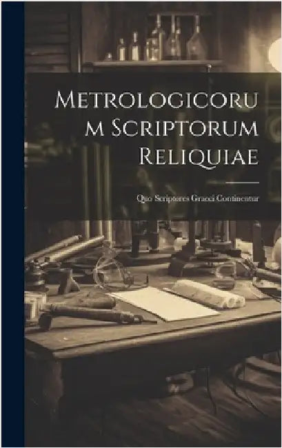 Metrologicorum Scriptorum Reliquiae: Quo Scriptores Graeci Continentur by Anonymous