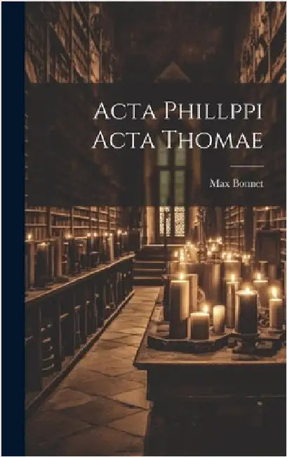 Acta Phillppi Acta Thomae by Bonnet, Max