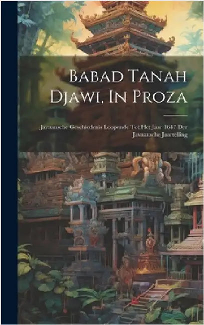 Babad Tanah Djawi, In Proza: Javaansche Geschiedenis Loopende Tot Het Jaar 1647 Der Javaansche Jaartelling by Anonymous