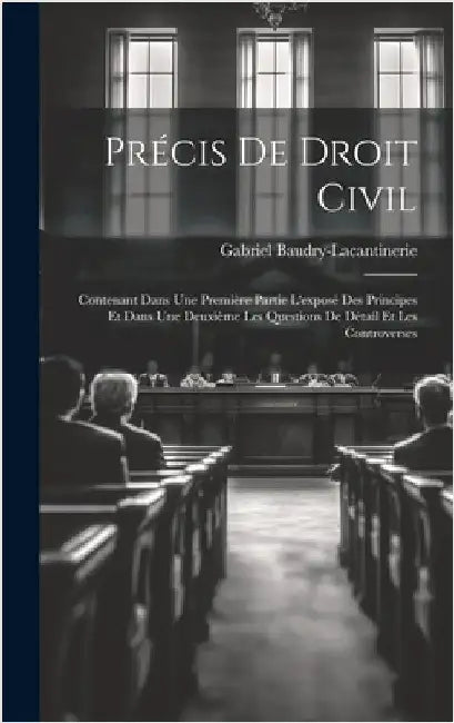 Précis De Droit Civil: Contenant Dans Une Première Partie L'exposé Des Principes Et Dans Une Deuxième Les Questions De Détail Et Les Controverses by Baudry-Lacantinerie, Gabriel