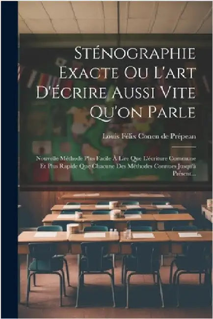 Sténographie Exacte Ou L'art D'écrire Aussi Vite Qu'on Parle: Nouvelle Méthode Plus Facile À Lire Que L'écriture Commune Et Plus Rapide Que Chacune De by Louis Félix Conen de Prépean