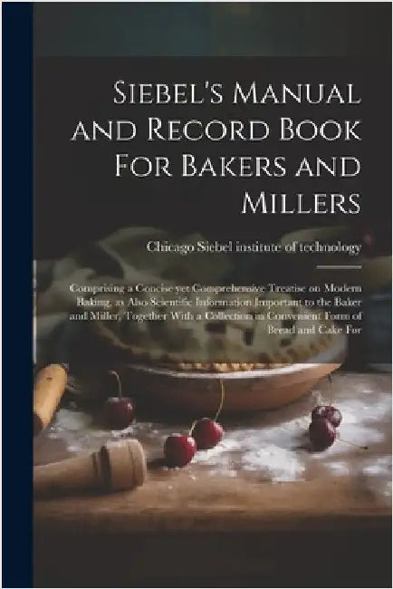 Siebel's Manual and Record Book For Bakers and Millers; Comprising a Concise yet Comprehensive Treatise on Modern Baking, as Also Scientific Informati by Siebel Institute of Technology, Chica