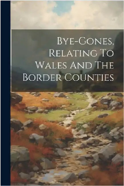 Bye-gones, Relating To Wales And The Border Counties by Anonymous