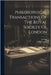 Philosophical Transactions Of The Royal Society Of London by Royal Society (Great Britain)