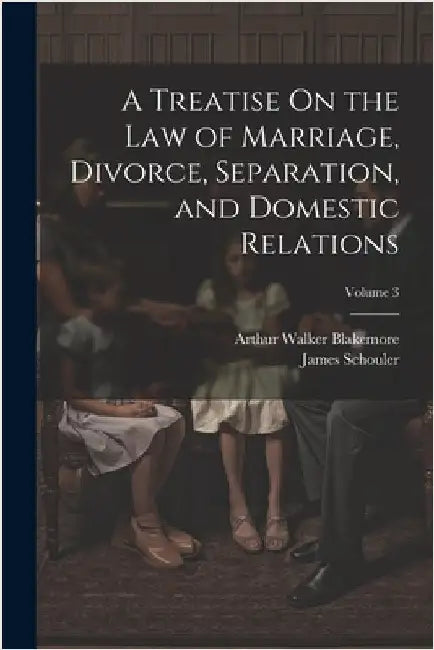 A Treatise On the Law of Marriage, Divorce, Separation, and Domestic Relations; Volume 3 by Schouler, James