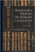 Rules for a Printed Dictionary Catalogue by Cutter, Charles a.