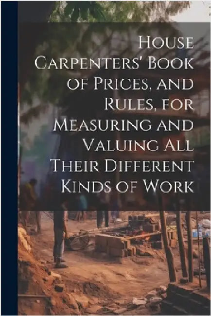 House Carpenters' Book of Prices, and Rules, for Measuring and Valuing All Their Different Kinds of Work by Anonymous