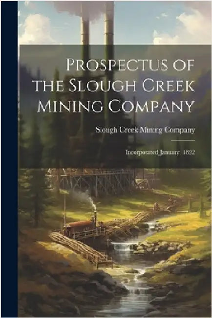 Prospectus of the Slough Creek Mining Company: Incorporated January, 1892 by Slough Creek Mining Company