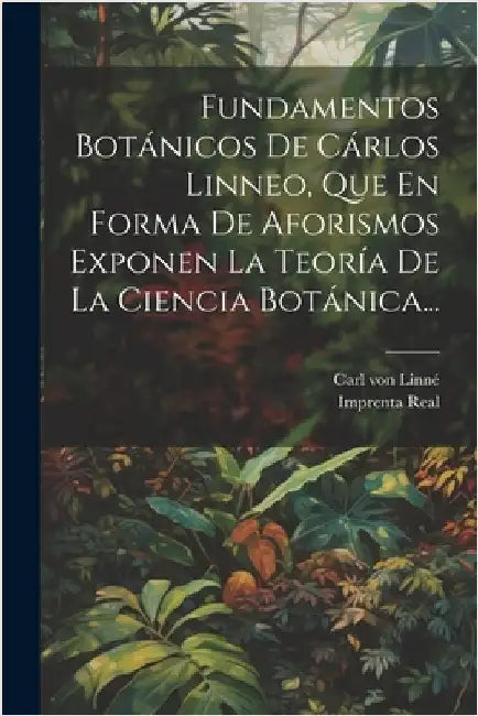 Fundamentos Botánicos De Cárlos Linneo, Que En Forma De Aforismos Exponen La Teoría De La Ciencia Botánica... by Linné, Carl Von