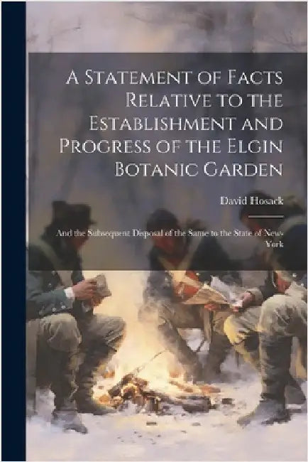 A Statement of Facts Relative to the Establishment and Progress of the Elgin Botanic Garden: And the Subsequent Disposal of the Same to the State of N by David Hosack