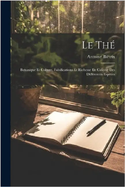 Le Thé: Botanique Et Culture, Falsifications Et Richesse En Caféine Des Différentes Espèces by Antoine Biétrix