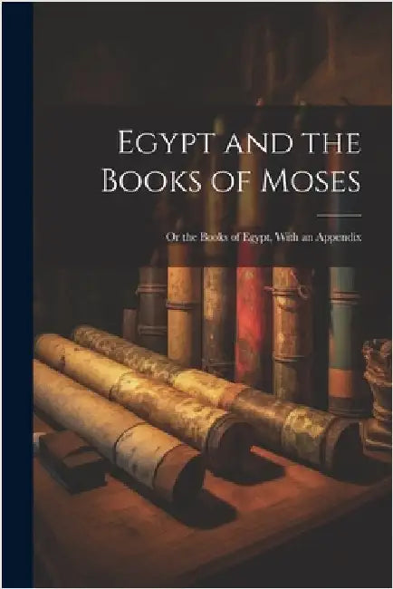 Egypt and the Books of Moses: Or the Books of Egypt, With an Appendix by Anonymous