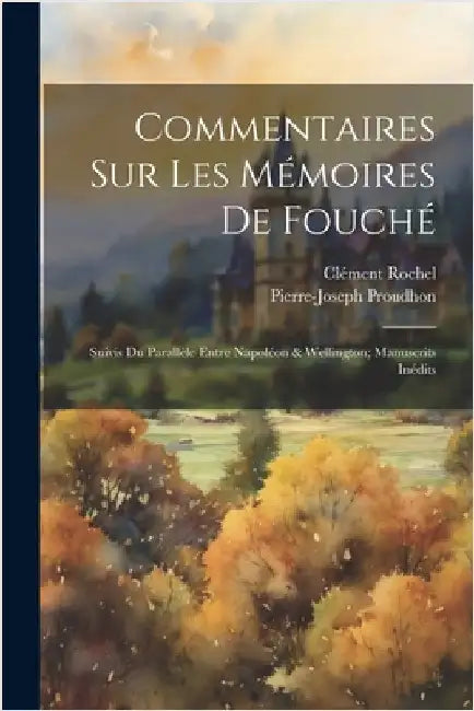 Commentaires Sur Les Mémoires De Fouché: Suivis Du Parallèle Entre Napoléon & Wellington; Manuscrits Inédits by Pierre-Joseph Proudhon