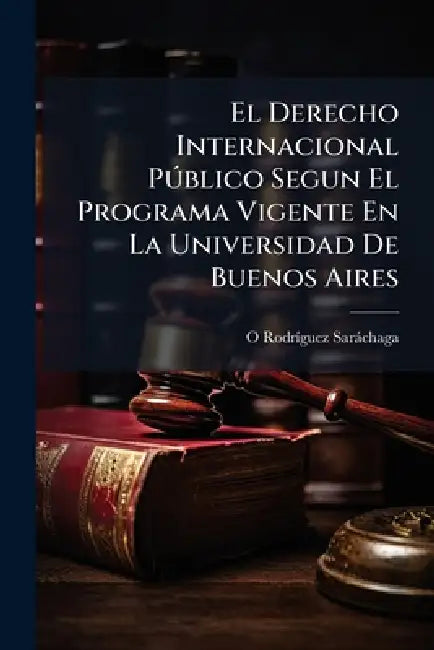 El Derecho Internacional PÃ°blico Segun El Programa Vigente En La Universidad De Buenos Aires by O. Rodrã-Guez Saràchaga