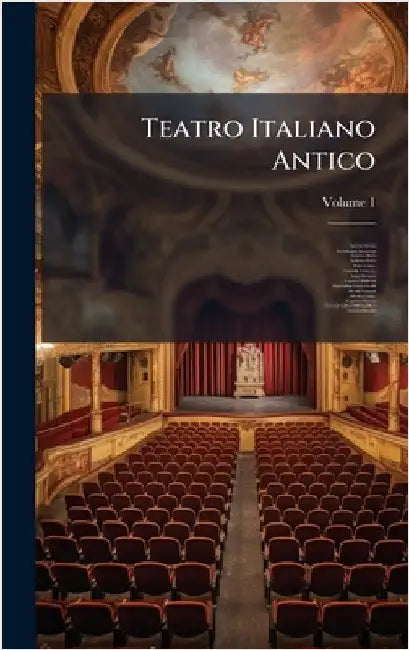 Teatro Italiano Antico by Speroni, Sperone