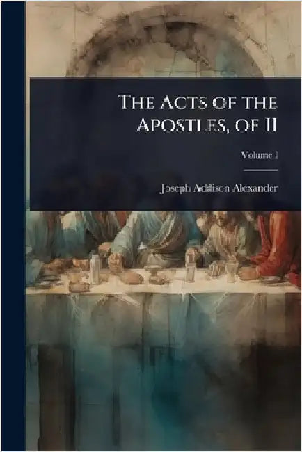 The Acts of the Apostles, of II by Joseph Addison Alexander