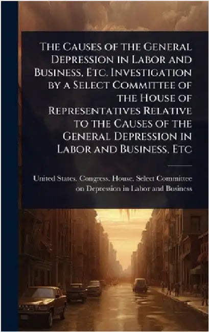 The Causes of the General Depression in Labor and Business, Etc. Investigation by a Select Committee of the House of Representatives Relative to the C by United States Congress House Selec