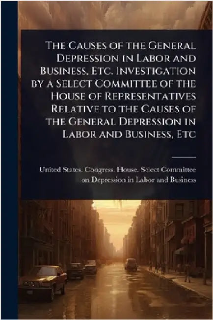 The Causes of the General Depression in Labor and Business, Etc. Investigation by a Select Committee of the House of Representatives Relative to the C by United States Congress House Selec