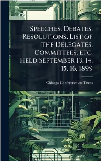 Speeches, Debates, Resolutions, List of the Delegates, Committees, etc. Held September 13, 14, 15, 16, 1899 by Chicago Conference on Trusts (1899