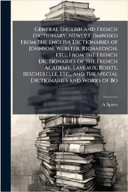 General English and French Dictionary, Newly Composed From the English Dictionaries of Johnson, Webster, Richardson, etc., From the French Dictionarie by Spiers, A. 1807-1869