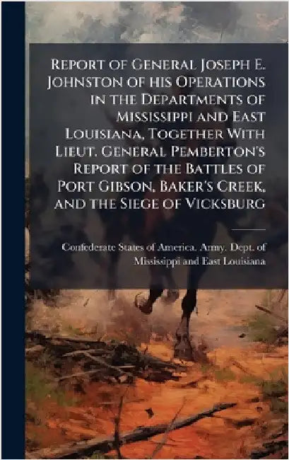 Report of General Joseph E. Johnston of his Operations in the Departments of Mississippi and East Louisiana, Together With Lieut. General Pemberton's by Confederate States of America Army