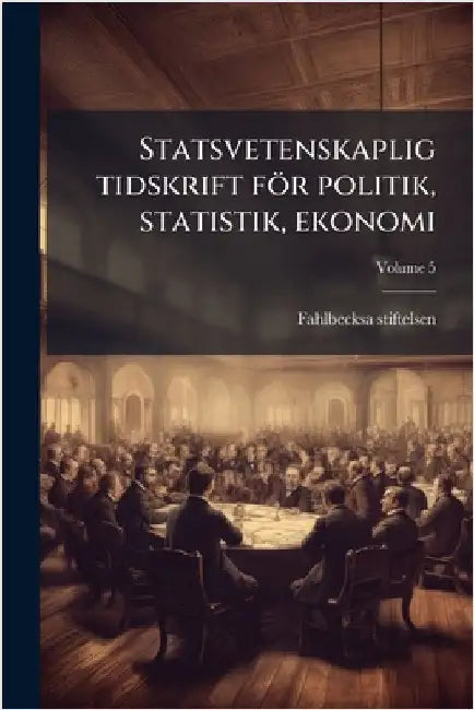 Statsvetenskaplig tidskrift för politik, statistik, ekonomi by Stiftelsen, Fahlbecksa