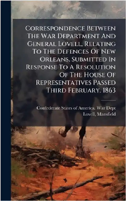 Correspondence Between The War Department And General Lovell, Relating To The Defences Of New Orleans. Submitted In Response To A Resolution Of The Ho by Confederate States of America War Dept