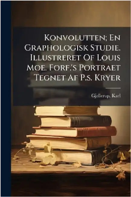 Konvolutten; En Graphologisk Studie. Illustreret Of Louis Moe. Forf.'s Portraet Tegnet Af P.s. Kryer by Gjellerup, Karl