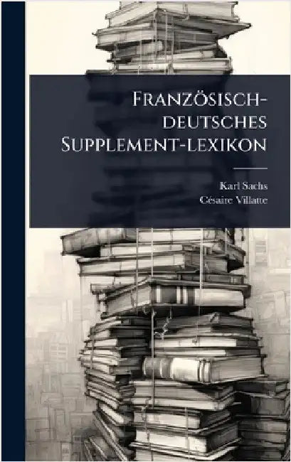 Französisch-deutsches Supplement-lexikon by Sachs, Karl