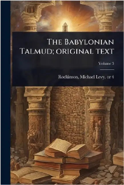 The Babylonian Talmud; original text by Rodkinson, Michael Levy 1843 or 4-1904