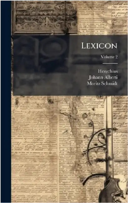 Lexicon by (Alexandrinus), Hesychius