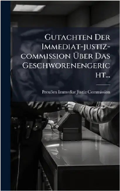 Gutachten Der Immediat-justiz-commission Ãber Das Geschworenengericht... by Preuãe Immediat-Justiz-Commission