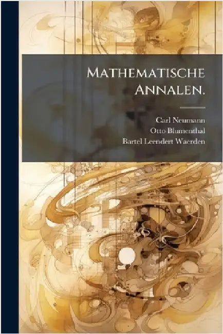 Mathematische Annalen. by Neumann, Carl