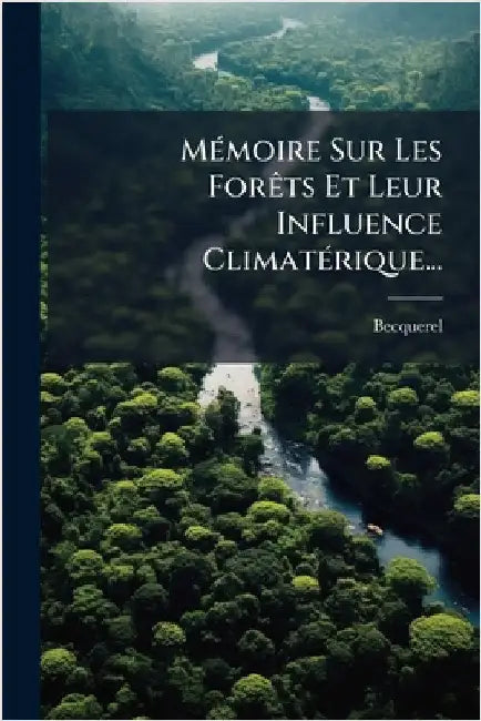 MÃ(c)moire Sur Les ForÃats Et Leur Influence ClimatÃ(c)rique... by Becquerel (Antoine Cã(c)Sar, M. ).