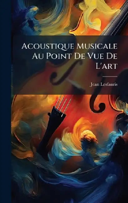 Acoustique Musicale Au Point De Vue De L'art by Jean Lesfauris