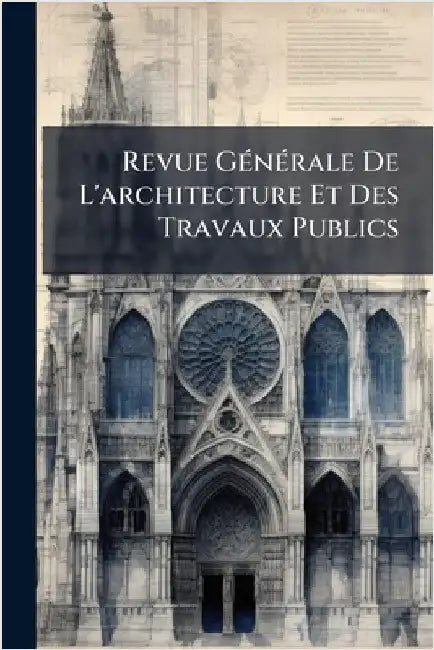Revue GÃ(c)nÃ(c)rale De L'architecture Et Des Travaux Publics by Anonymous
