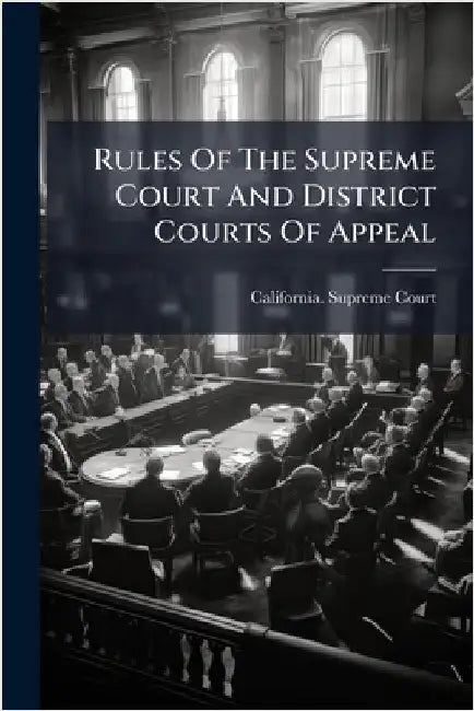 Rules Of The Supreme Court And District Courts Of Appeal by Court, California Supreme