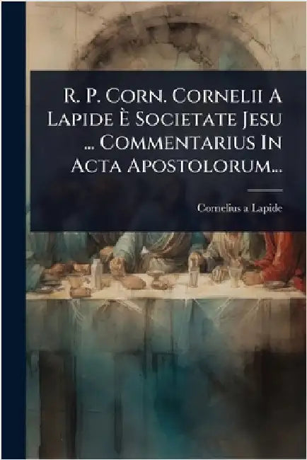 R. P. Corn. Cornelii A Lapide Ã Societate Jesu ... Commentarius In Acta Apostolorum... by Cornelius A. Lapide