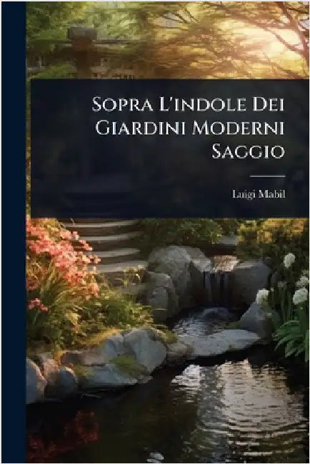 Sopra L'indole Dei Giardini Moderni Saggio by Mabil, Luigi