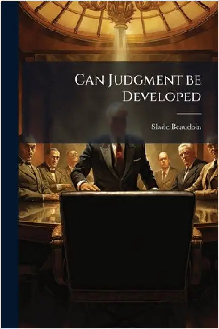 Can Judgment be Developed by Beaudoin, Slade