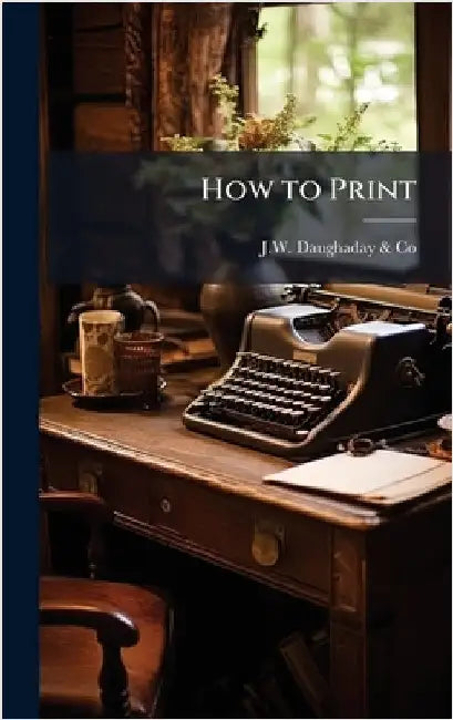 How to Print by J W Daughaday & Co
