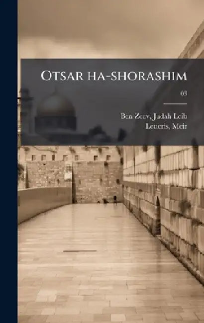 Otsar ha-shorashim by Judah Leib 1764-1811 Ben Zeev, Meir 1800?-1871 Letteris
