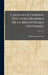 Catalogue General Des Livres Imprimes De La Bibliotheque Nationale by Hildebrandsson-Hold