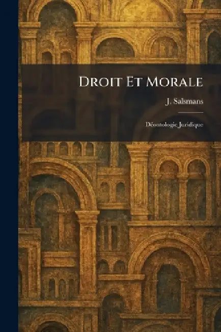 Droit Et Morale: DÃ(c)ontologie Juridique by J. Salsmans