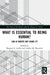 What is Essential to Being Human?: Can AI Robots Not Share It? by Margaret S. Archer