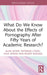 What Do We Know About the Effects of Pornography After Fifty Years of Academic Research? by Alan McKee