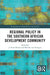 Regional Policy in the Southern African Development Community by J. Ernst Drewes