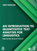 An Introduction to Quantitative Text Analysis for Linguistics by Francom, Jerid