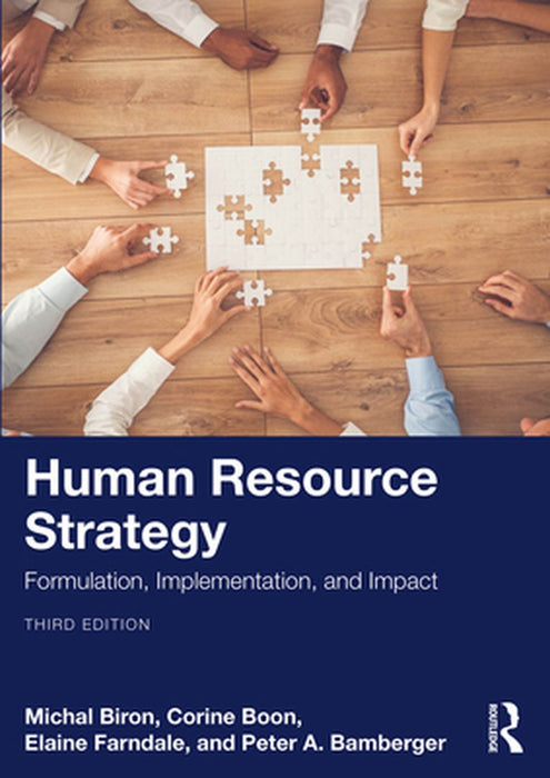 Human Resource Strategy by Biron, Michal